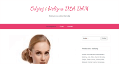 Desktop Screenshot of dladam.pl